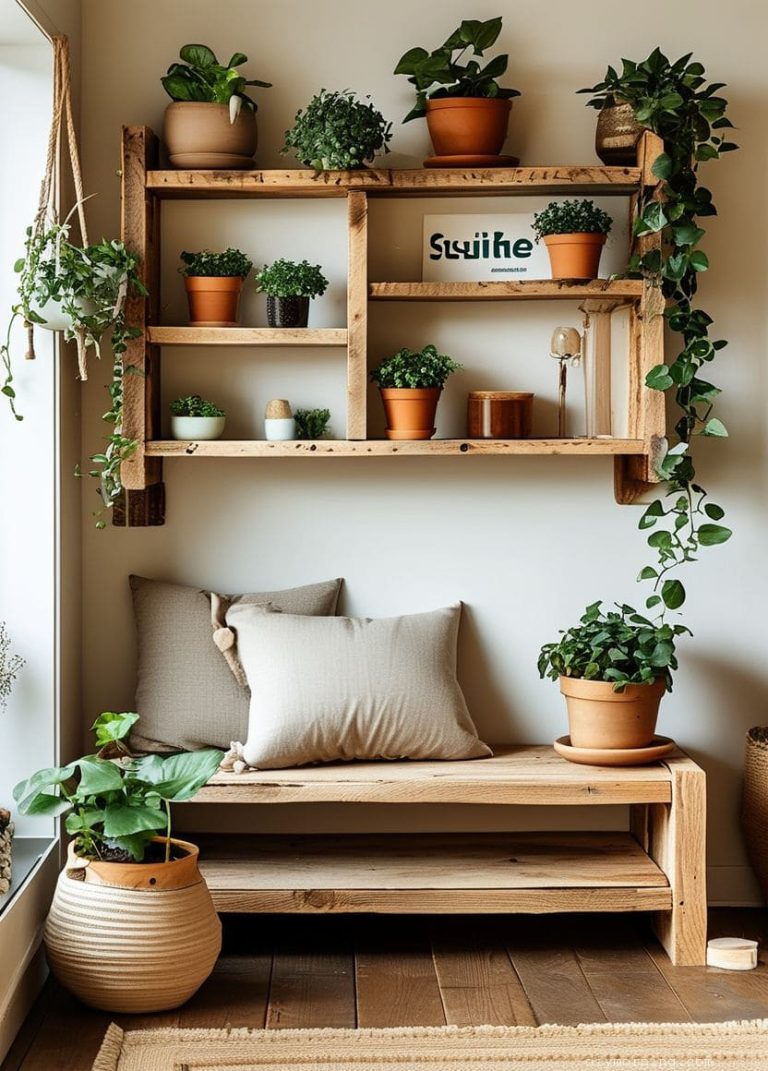 Curated Reclaimed Wood Shelf Design Gallery View 21