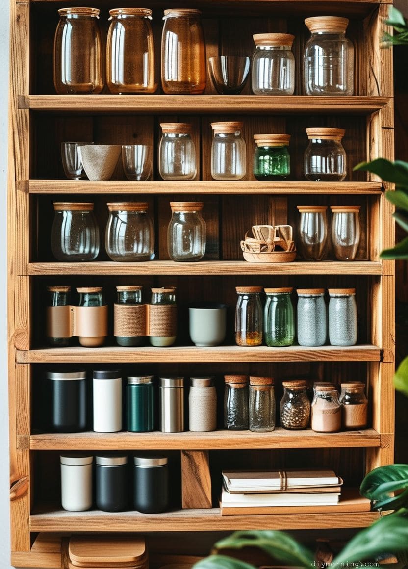Image showcasing Reclaimed Wood Shelves: 50+ Stunning Ideas for Eco-Friendly Home Decor ...