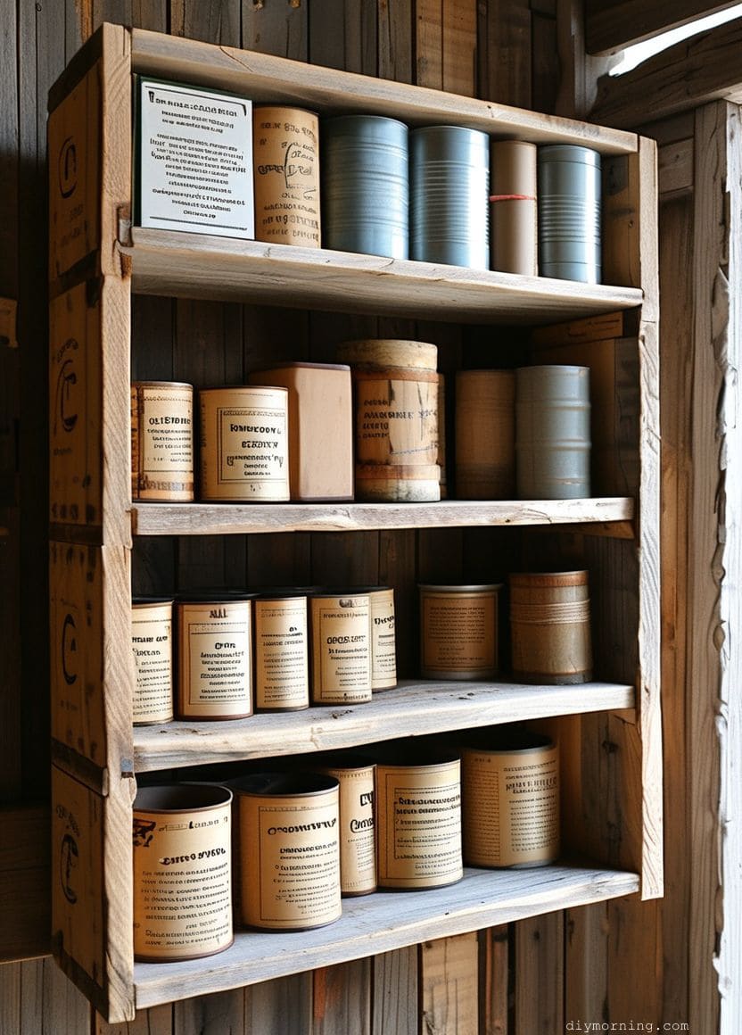 Photo inspiration: Curated Reclaimed Wood Shelf Design Gallery View 49