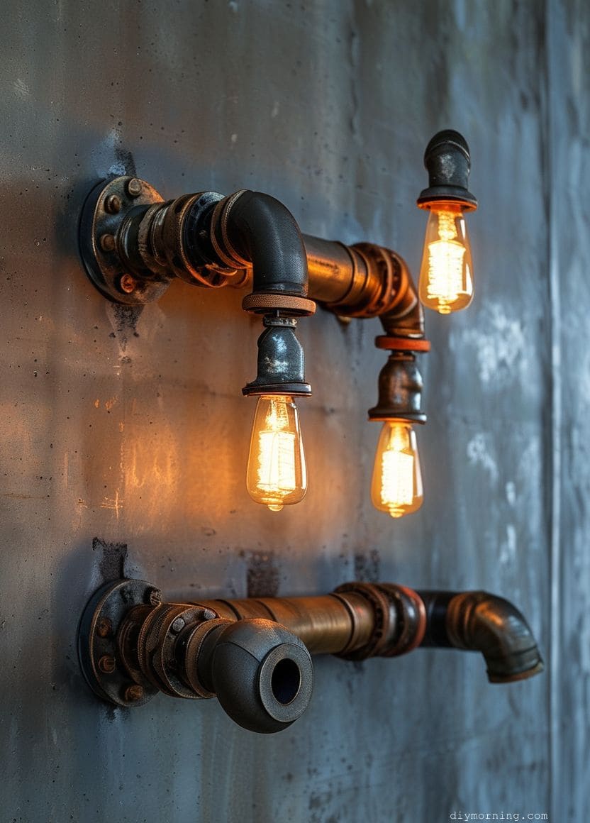 Industrial Pipe Lighting Fixtures: 10 Creative Ways to Elevate Your ... - Decor Ideas For Exposed Pipe Lighting Fixtures In Warehouse Conversions