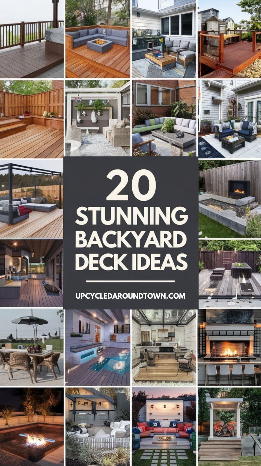 20 Stunning Backyard Deck Ideas for Your Outdoor Oasis - Upcycled ...