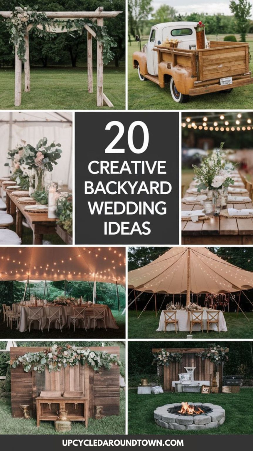 20 Creative Backyard Wedding Ideas to Make Your Day Unforgettable ...