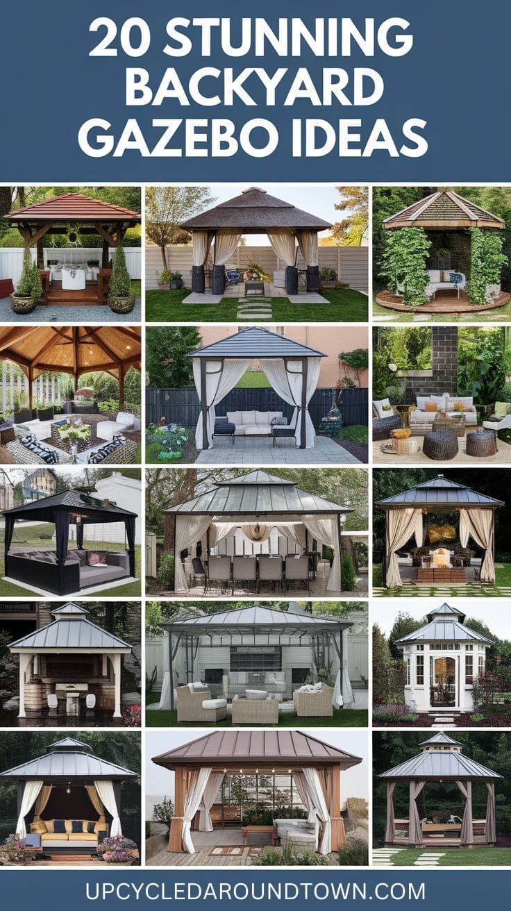 20 Stunning Backyard Gazebo Ideas to Enhance Your Outdoor Space ...