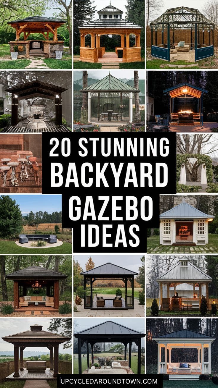 20 Stunning Backyard Gazebo Ideas to Enhance Your Outdoor Space ...