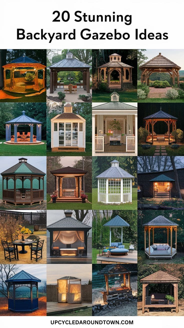 20 Stunning Backyard Gazebo Ideas to Enhance Your Outdoor Space ...