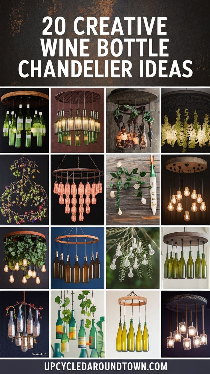 Photo inspiration: Gallery Detail: 20 Creative Wine Bottle Chandelier Ideas To Elevate Your Home