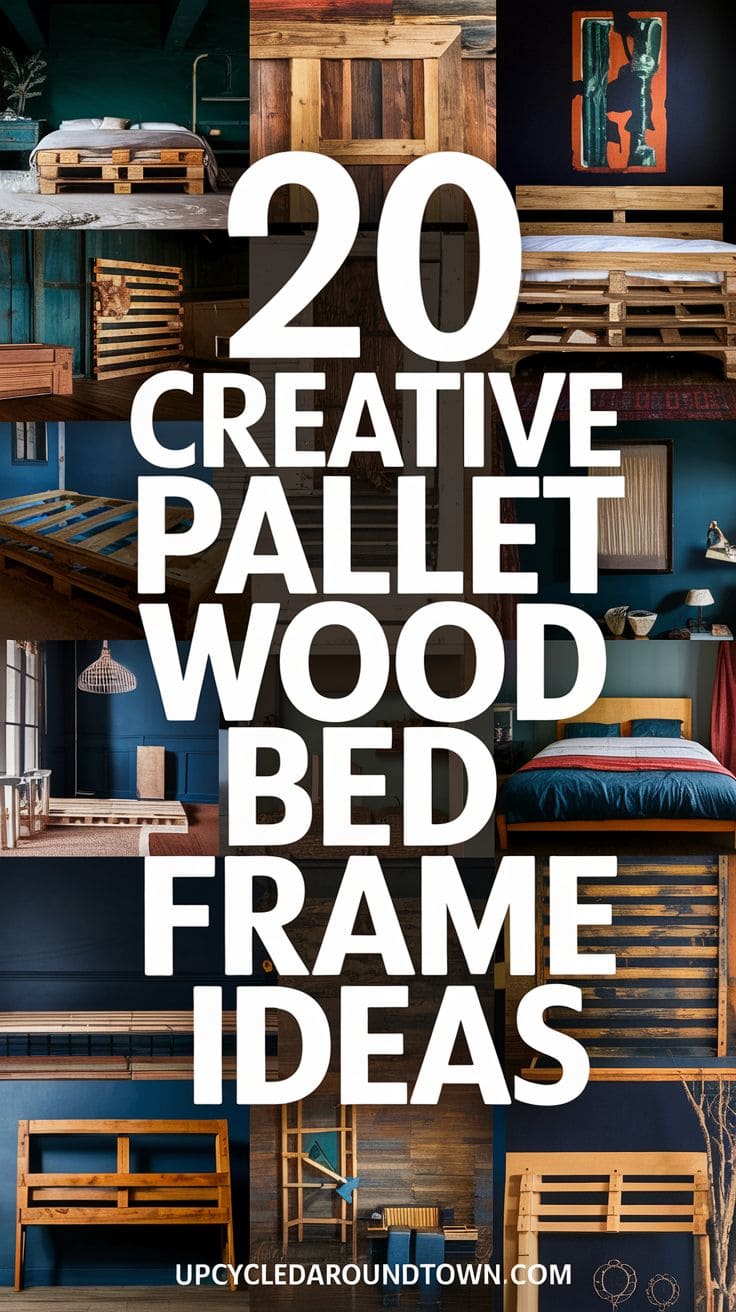 20 Creative Pallet Wood Bed Frame Ideas for a Rustic Bedroom Makeover ...