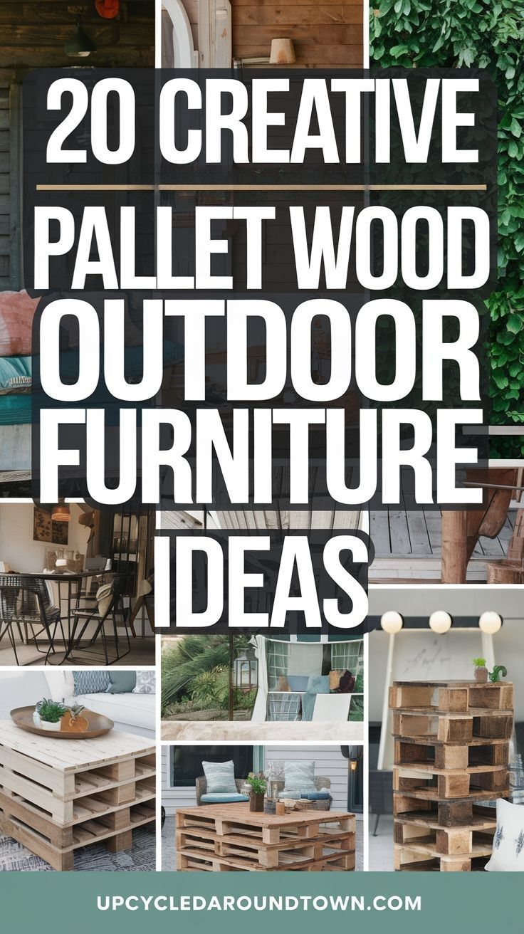 20 Creative Pallet Wood Outdoor Furniture Ideas for Your Backyard ...