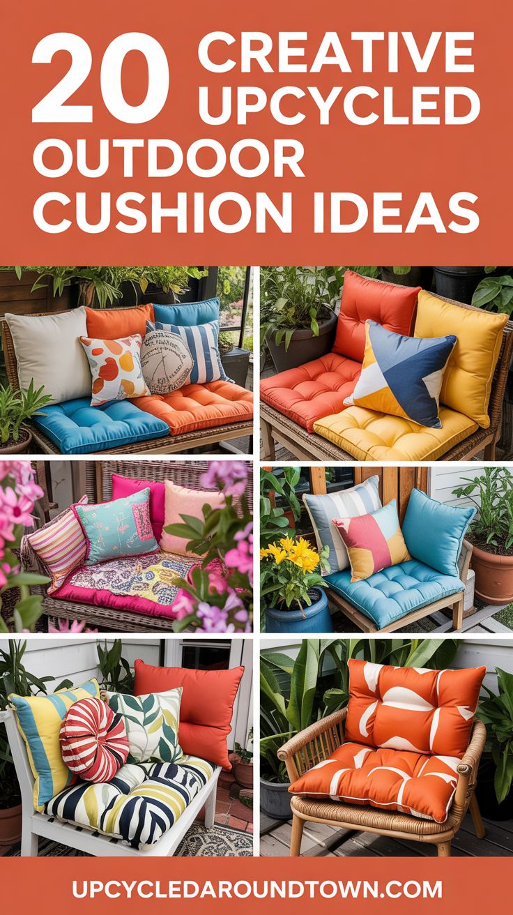 Gallery Detail: 20 Creative Upcycled Outdoor Cushion Ideas For Your Patio Decor
