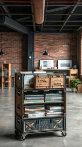 20 Creative Magazine Racks Made from Crates - Upcycled Around Town